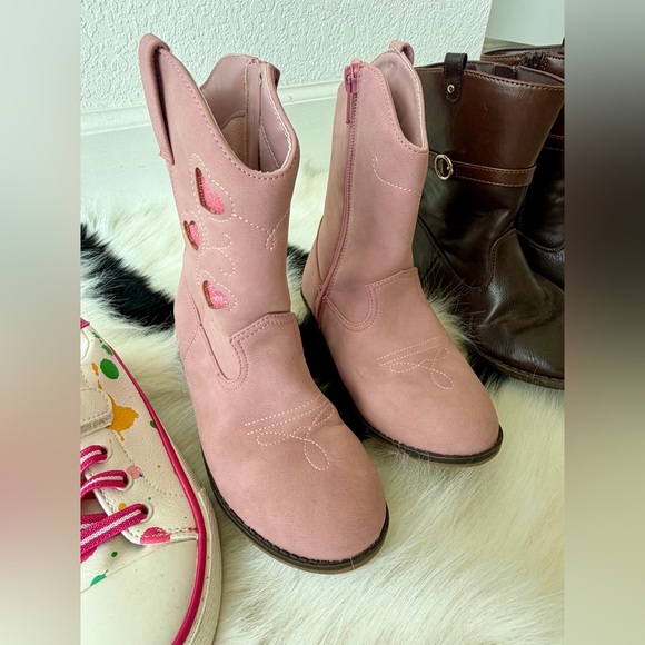 Gymboree Toddler Girls Shoes Bundle Size 12 Boots & Sneakers Lot - Picture 4 of 13